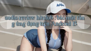 audio review hitclub bảo mật tầng ứng dụng trên Android 15