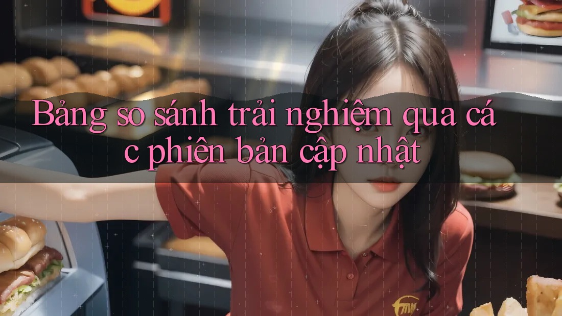 Bảng so sánh trải nghiệm qua các phiên bản cập nhật Bảng so sánh trải nghiệm qua các phiên bản cập nhật