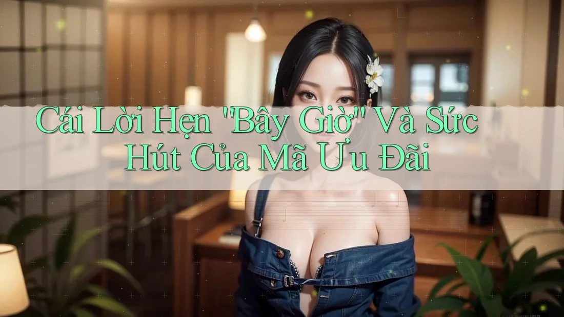 Cái Lời Hẹn “Bây Giờ” Và Sức Hút Của Mã Ưu Đãi Cái Lời Hẹn “Bây Giờ” Và Sức Hút Của Mã Ưu Đãi