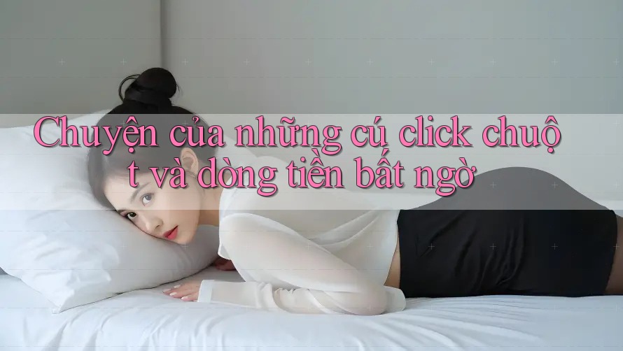 Chuyện của những cú click chuột và dòng tiền bất ngờ Chuyện của những cú click chuột và dòng tiền bất ngờ