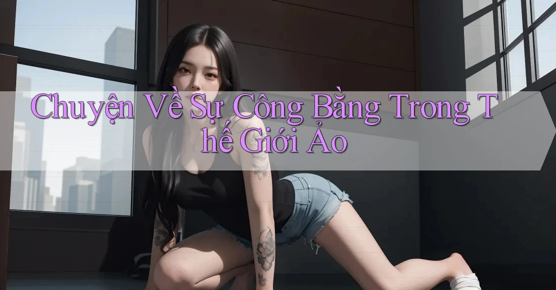 Chuyện Về Sự Công Bằng Trong Thế Giới Ảo Chuyện Về Sự Công Bằng Trong Thế Giới Ảo