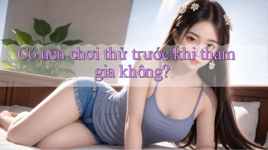 Có nên chơi thử trước khi tham gia không? Có nên chơi thử trước khi tham gia không?