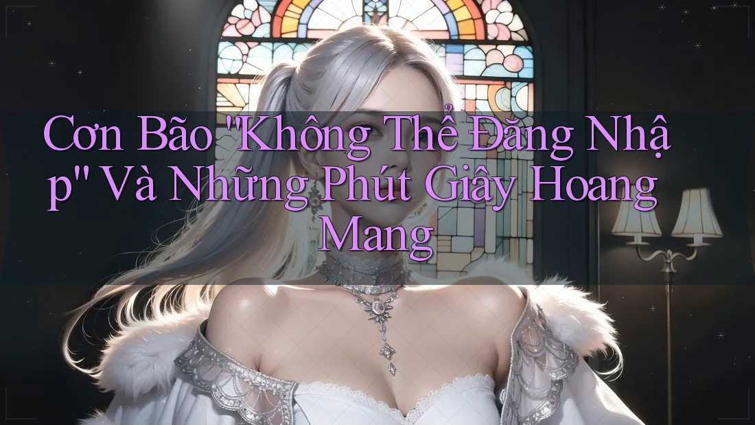 Cơn Bão “Không Thể Đăng Nhập” Và Những Phút Giây Hoang Mang Cơn Bão “Không Thể Đăng Nhập” Và Những Phút Giây Hoang Mang