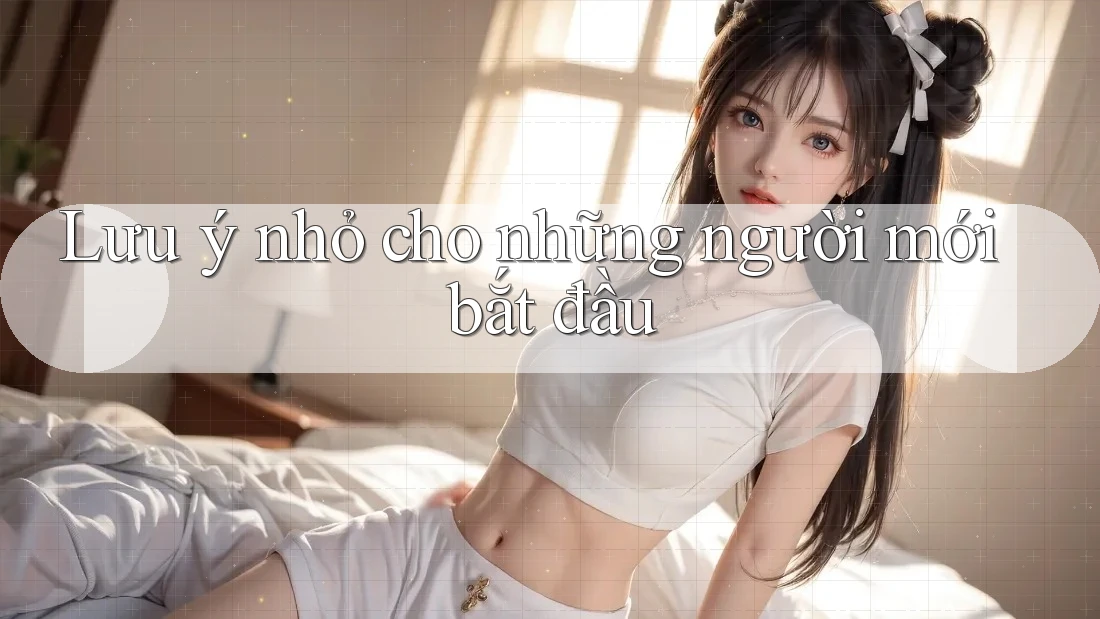 Lưu ý nhỏ cho những người mới bắt đầu Lưu ý nhỏ cho những người mới bắt đầu
