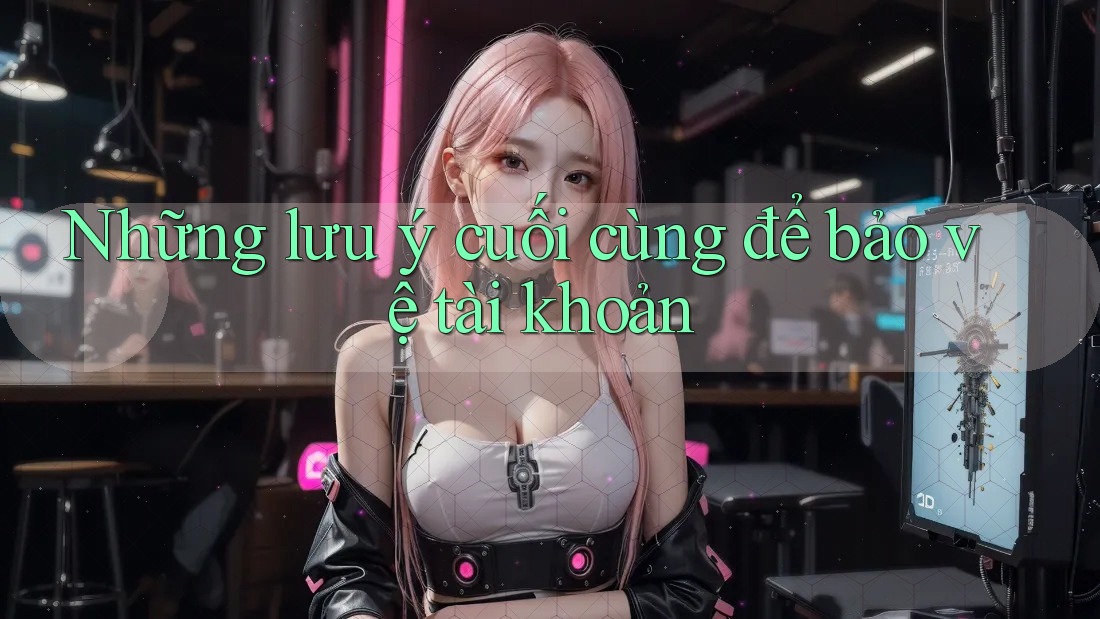 Những lưu ý cuối cùng để bảo vệ tài khoản Những lưu ý cuối cùng để bảo vệ tài khoản