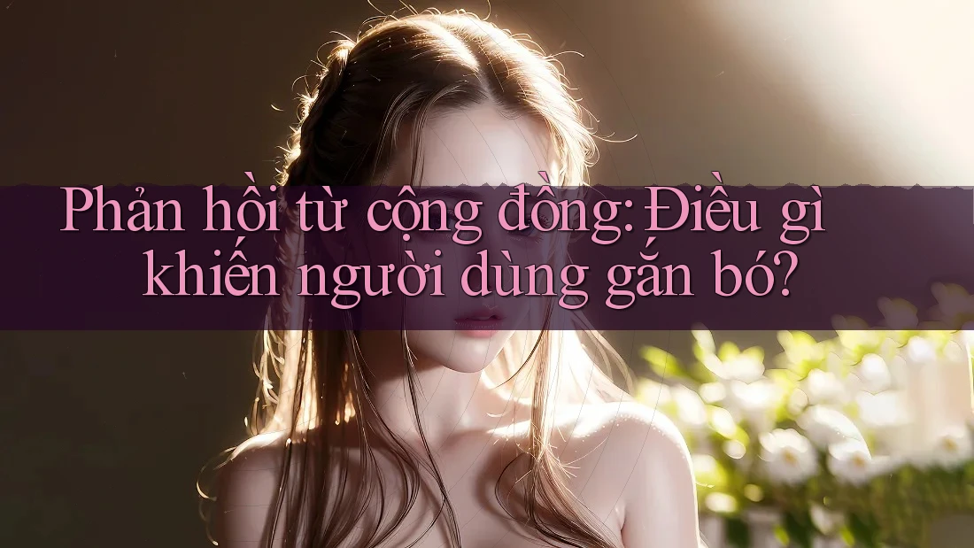 Phản hồi từ cộng đồng: Điều gì khiến người dùng gắn bó?