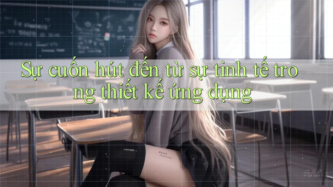 Sự cuốn hút đến từ sự tinh tế trong thiết kế ứng dụng Sự cuốn hút đến từ sự tinh tế trong thiết kế ứng dụng