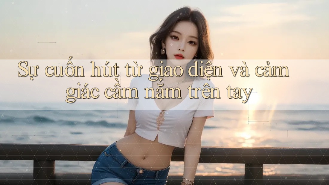 Sự cuốn hút từ giao diện và cảm giác cầm nắm trên tay
