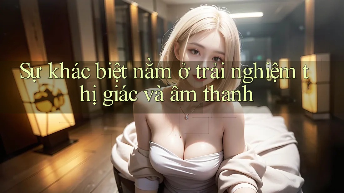Sự khác biệt nằm ở trải nghiệm thị giác và âm thanh Sự khác biệt nằm ở trải nghiệm thị giác và âm thanh