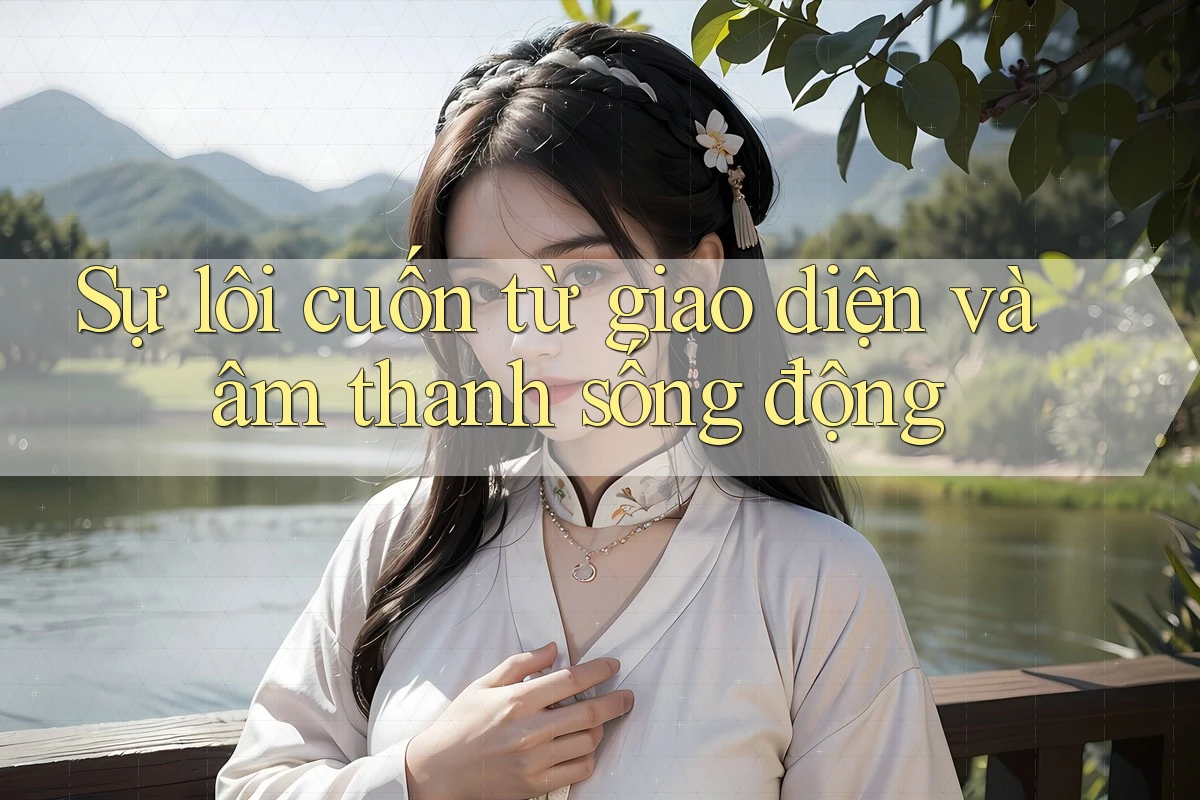 Sự lôi cuốn từ giao diện và âm thanh sống động Sự lôi cuốn từ giao diện và âm thanh sống động