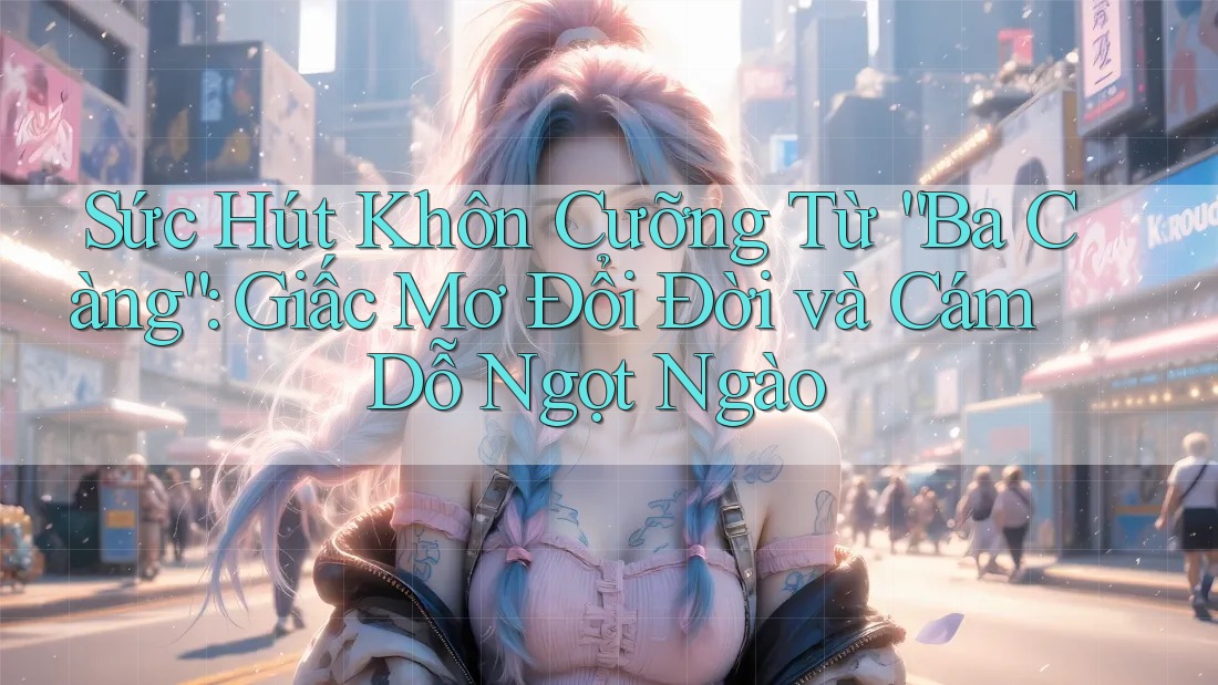 Sức Hút Khôn Cưỡng Từ “Ba Càng”: Giấc Mơ Đổi Đời và Cám Dỗ Ngọt Ngào Sức Hút Khôn Cưỡng Từ “Ba Càng”: Giấc Mơ Đổi Đời và Cám Dỗ Ngọt Ngào