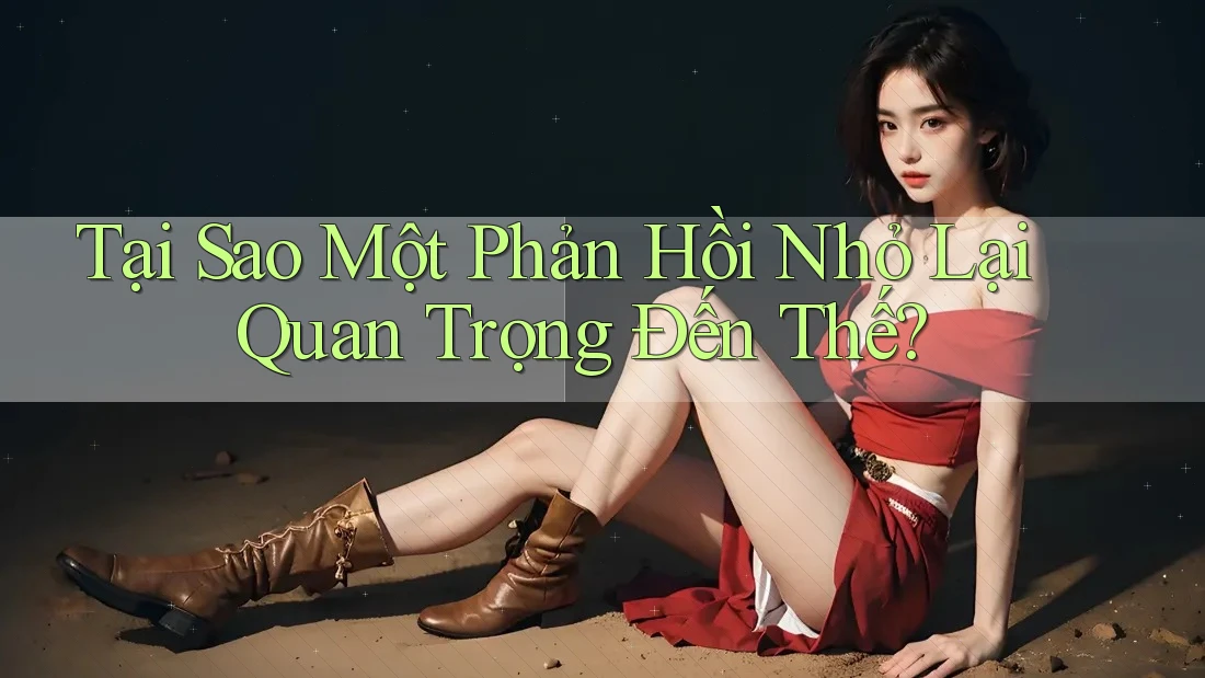 Tại Sao Một Phản Hồi Nhỏ Lại Quan Trọng Đến Thế? Tại Sao Một Phản Hồi Nhỏ Lại Quan Trọng Đến Thế?