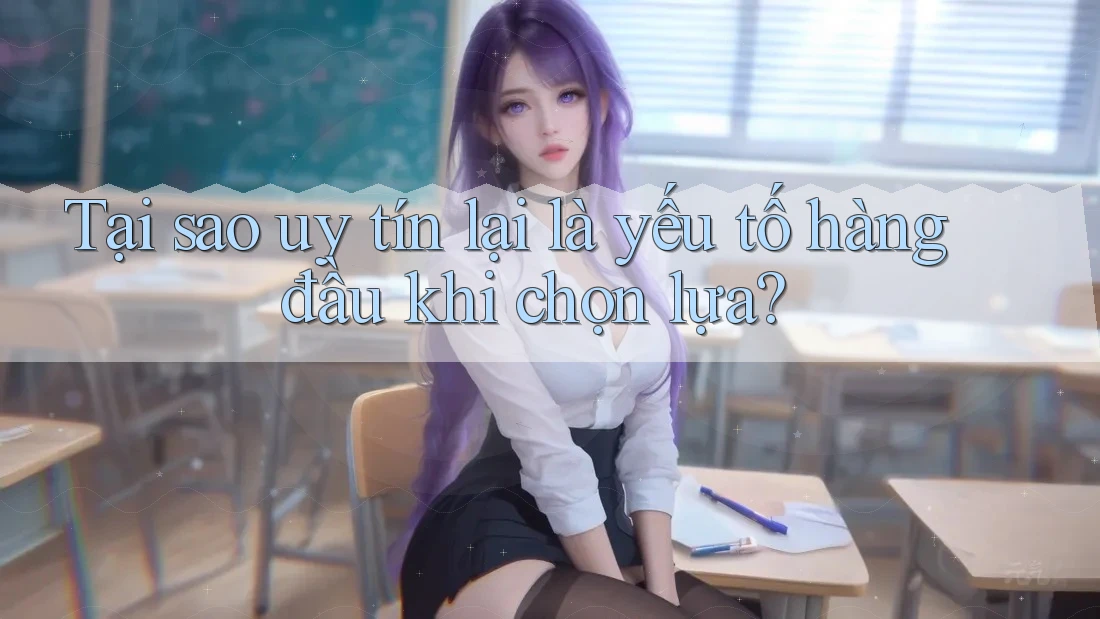 Tại sao uy tín lại là yếu tố hàng đầu khi chọn lựa? Tại sao uy tín lại là yếu tố hàng đầu khi chọn lựa?