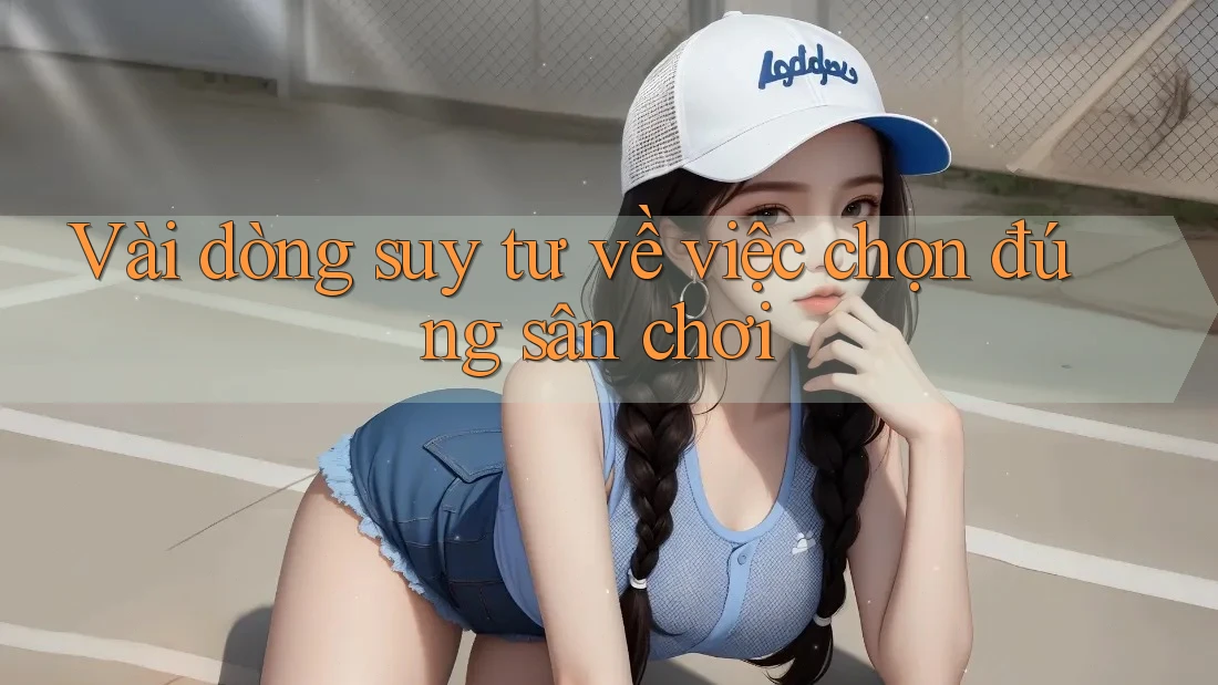Vài dòng suy tư về việc chọn đúng sân chơi