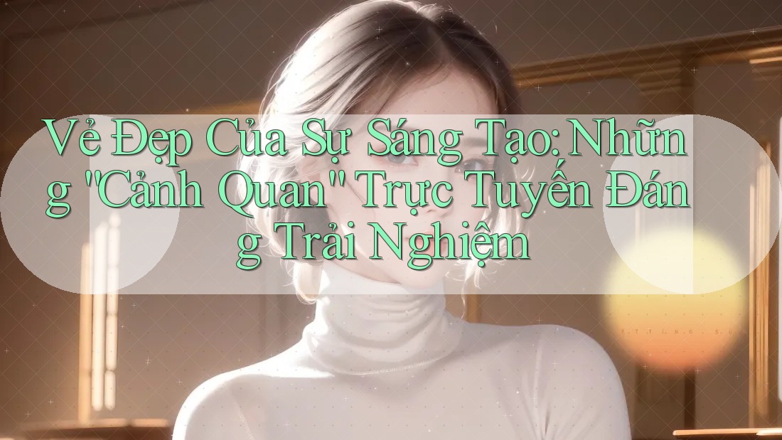 Vẻ Đẹp Của Sự Sáng Tạo: Những “Cảnh Quan” Trực Tuyến Đáng Trải Nghiệm