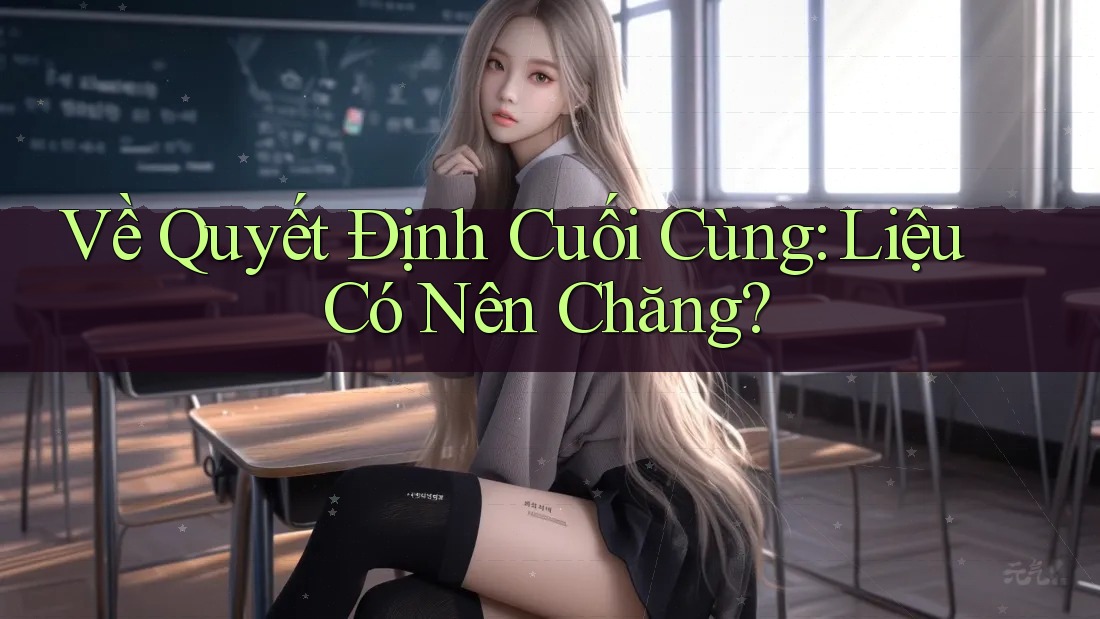 Về Quyết Định Cuối Cùng: Liệu Có Nên Chăng? Về Quyết Định Cuối Cùng: Liệu Có Nên Chăng?
